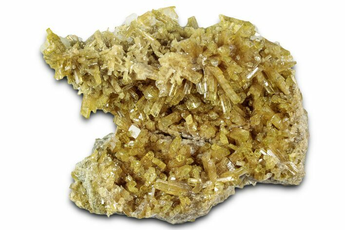 Gemmy Clinozoisite Crystals With Barite - Peru #352220